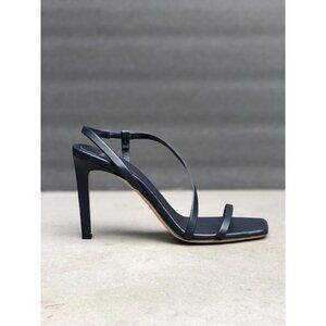 HUGO BOSS women strappy leather sandals heels size 36